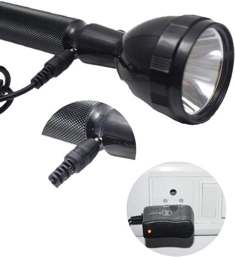 Jy Super Rechargeable Plastic Flashlight With Steps Switch Amazon