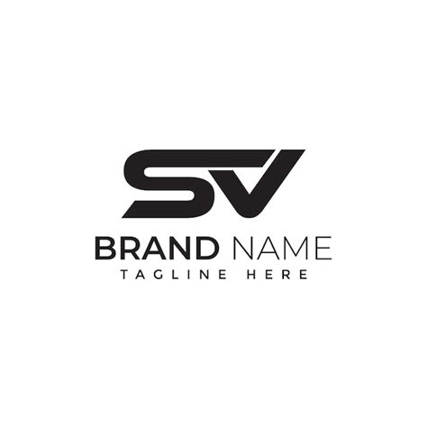 Colección De Logotipos De Letra S Y Plantilla De Diseño De Logotipo Inicial De Sv Vector Premium