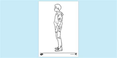 How To Draw A Person Standing Sideways