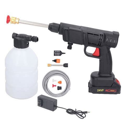 Cordless Pressure Washer Gun Psi Portable Ah Rechargeable