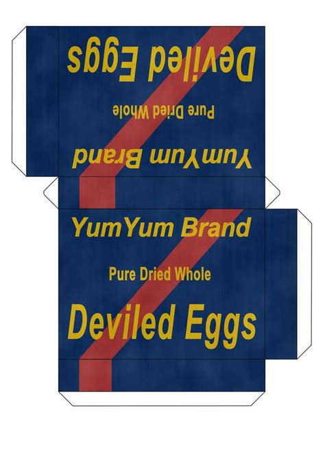 Yumyum Brand Pure Dried Whole Deviled Eggs Deviled Eggs Fallout