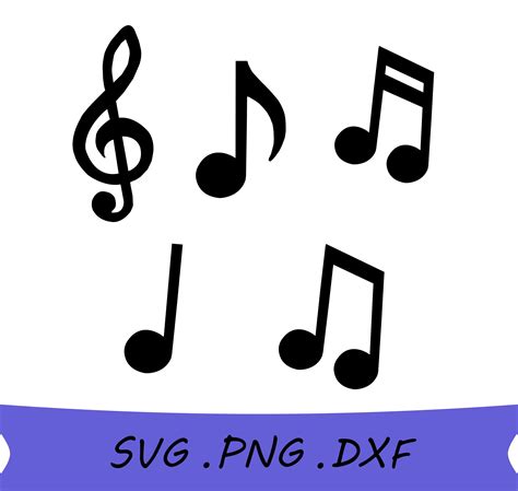 Music Notes SVG Music Notes SVG Bundle Music Notes PNG Etsy