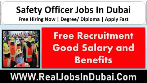 Safety Officer Jobs In Dubai Uae Realjobs