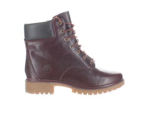 Timberland Womens Jayne Burgundy Full Grain Hiking Boots Size 7 (1467874) | eBay