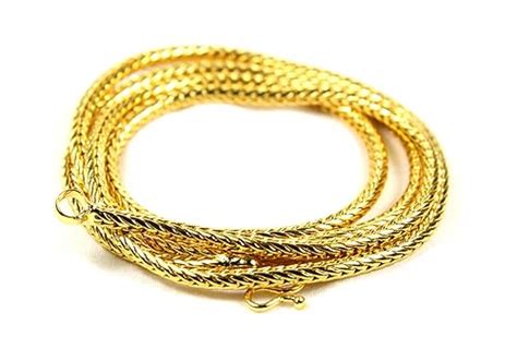 Buy Bfj One Gram Gold Chain For Women Gold Plated Traditional Designer