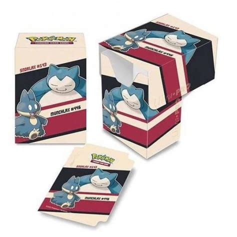 Boite de Rangement Ronflex Goinfrex Deckbox Pokémon UltraJeux