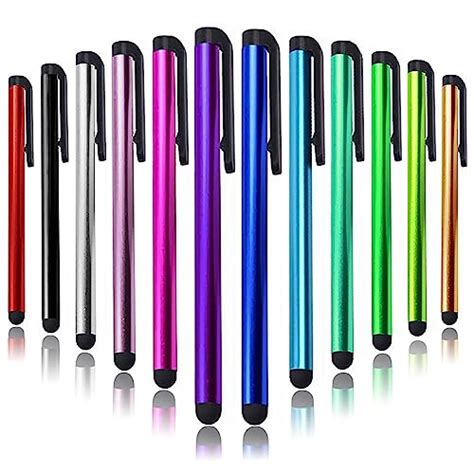 IC ICLOVER 10 Pack Stylus Pen Lightweight 4 1 Inch Metal Touch Screen