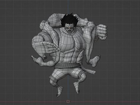 Luffy Gear4 - One Piece 3D model rigged | CGTrader