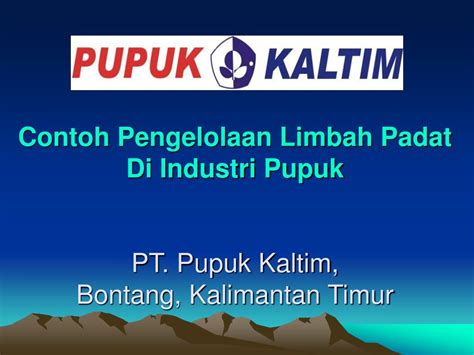 Ppt Limbah Padat Di Industri Powerpoint Presentation Free Download