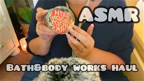 ASMR BATH BODY WORKS HAUL Soft Spoken Tapping Scratching YouTube