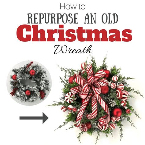 How to Repurpose an Old Christmas Wreath - Southern Charm Wreaths