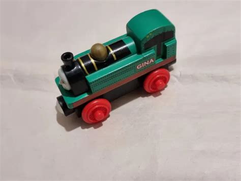 THOMAS THE TANK Engine & Friends WOODEN GINA WOOD TRAIN RARE £49.99 ...