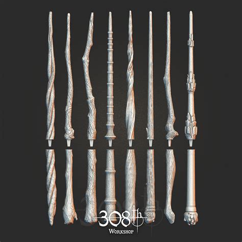 3D File Hogwarts Legacy Wands And Handles Complete Pack Model To