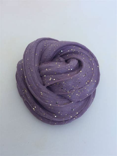 Purple Glitter Slime Glitter Slime Fluffy Slime Glittery Etsy Glitter Slime Purple Glitter