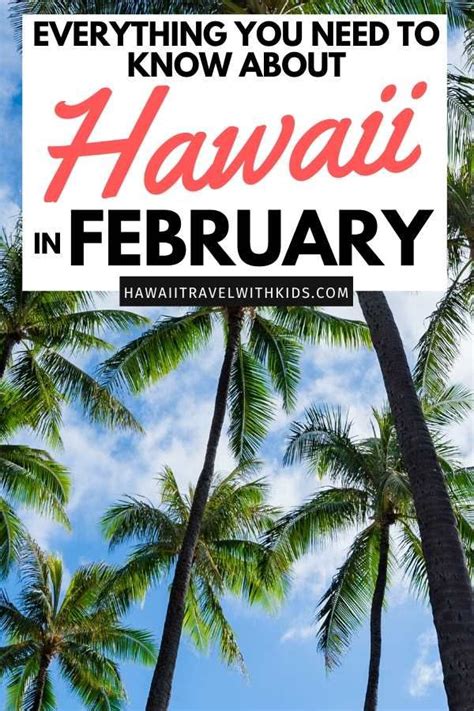 Planning a trip to Hawaii in the winter? February is one of the best ...