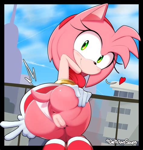 Ass Hentai 1girl Accessory Alluring Amy Rose Anthro Anus Artist Name