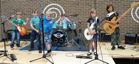 The Mini Band, A Rock Band Featuring Kids Aged 8-10 Years Old