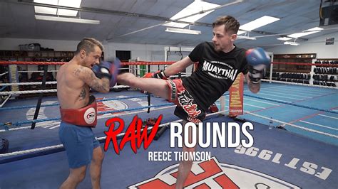 RAW ROUNDS Reece Thomson Muay Thai Pad Work Siam Boxing YouTube