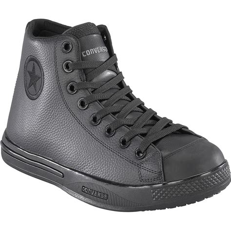 Converse Slip Resistant Hi Top - Slip Grips