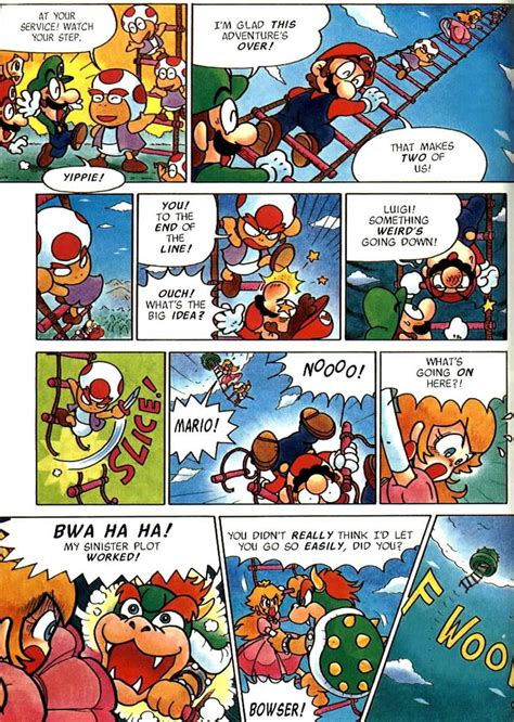 Super Luigi Bros Super Mario Bros Adventure Comics Issue 8 Mario Bros Super Mario Mario