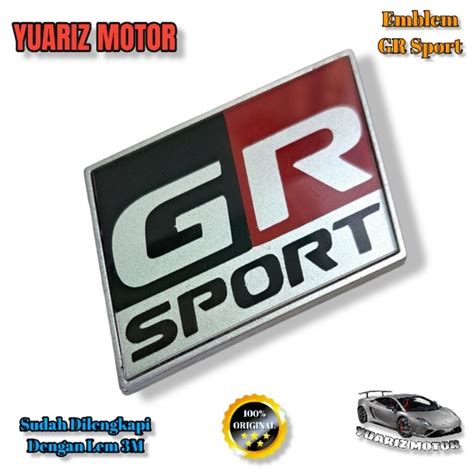 Jual EMBLEM GR SPORT TOYOTA LOGO EMBLEM GR SPORT TOYOTA ORIGINAL