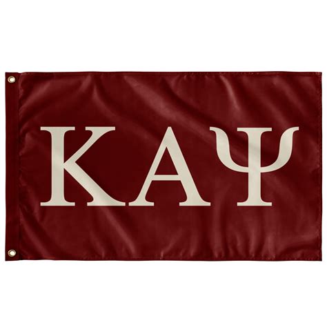 Kappa Alpha Psi Fraternity Flag - Crimson & Cream Banner - DesignerGreek – DesignerGreek2