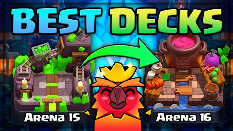 BEST DECKS For ARENAS 15 16 In ClashRoyale YouTube