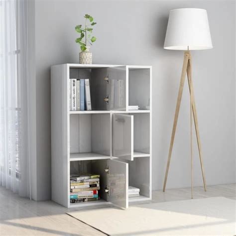 Lisa Boutique Armoire De Rangement Blanc Brillant X X Cm