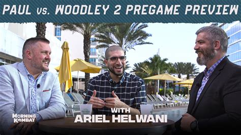 Jake Paul Vs Tyron Woodley Ii Pregame Preview Ariel Helwani