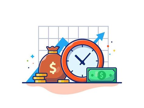 Time Is Money Vector Icons Illustration Icon Illustration