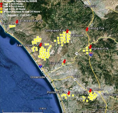 San Marcos California Fire Map - Daveen Francisca