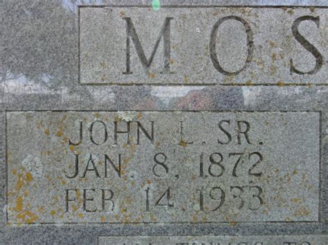 John L Moseley Sr. (1872-1933) - Find a Grave Memorial