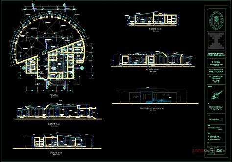 Restaurant Design Project Plan And Elevation AutoCAD File 58 OFF