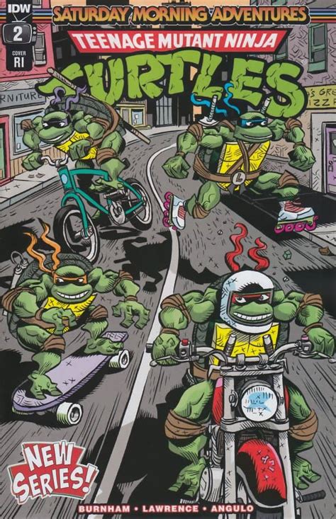 IDW TMNT Saturday Morning Adventures 02 1st Cover RI A TMNT A