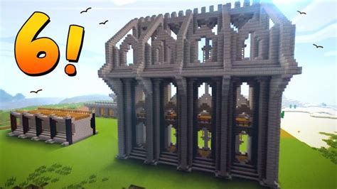 6 Epic Wall Designs And Ideas For Castles And Towns Minecraft Minecraft Wall Designs