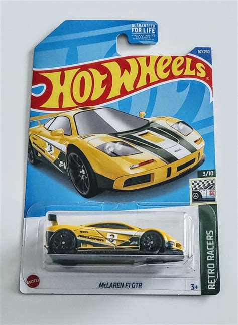 Hot Wheels Retro Racers Of Mclaren F Gt R Teal Yellow Kroger