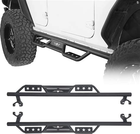 Amazon Hooke Road Wrangler Jk Estribos De Puertas Barras De