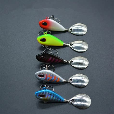 Small Fish Vib Bait Metal Fishing Lures G Cm Spinnerbait Freshwater