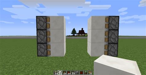 2x3 Piston Door Tutorial Minecraft Map