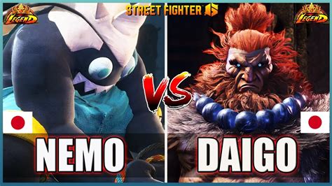 Street Fighter Nemo Blanka Vs Daigo Akuma Best Room Match