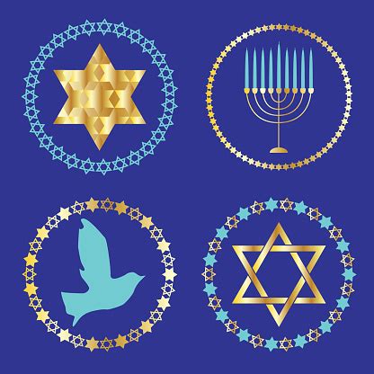 Chanukah Icons Clipart Stock Vector | Royalty-Free | FreeImages