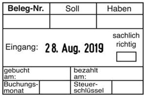 Buchungsstempel Stempel für Buchhaltung Buchhaltungsstempel