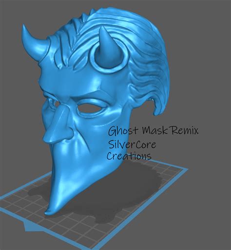 STL file Ghost Band Mask Ghoul 👻 ・3D printing model to download・Cults