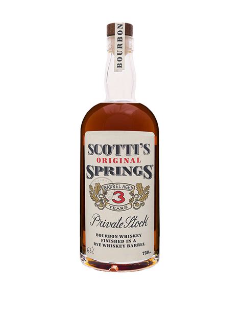 Scottis Original Springs Private Stock Whiskey Royal Batch