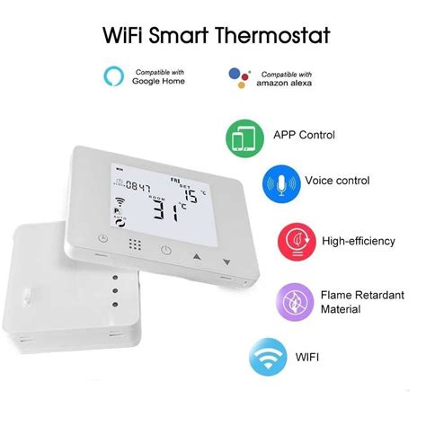 Termostat Smart Hysen Hy Rf Wifi Tuya Google Alexa Incalzire Gaz