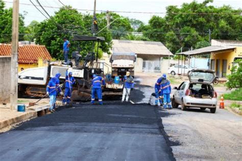 Prefeitura De Cuiab Inicia Recapeamento De Mais Uma Etapa Do Bairro