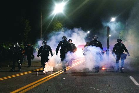 So Much Tear Gas Has Been Sprayed On Portland Protesters That Officials Fear It S Polluted The