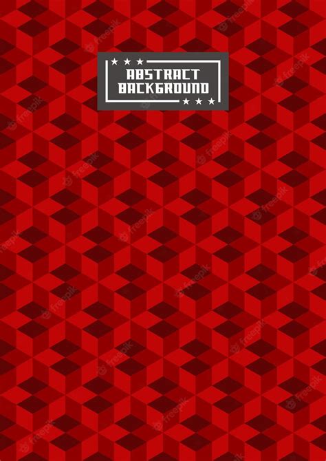 Premium Vector | A red background with a white logo that says'abstract ...