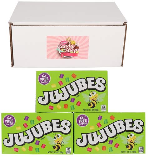 Amazon.com : Jujubes Candy in 5 Flavors (Violet, Lilac, Lime, Wild ...