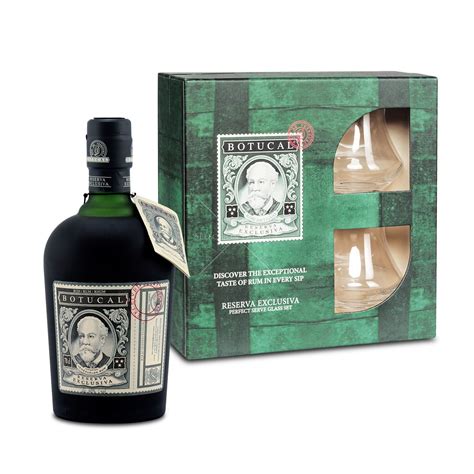 Botucal Diplomatico Reserva Exclusiva 0 7L 40 Vol GB 2 Glasses